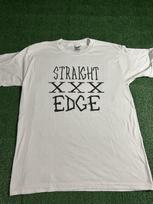 Vintage Straight Edge XXX Punk Rock Hardcore Band T Shirt XL Late 90s Gildan Unisex T-Shirt XXXL gray