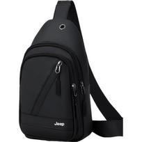 Jeep Crossbody Bag Mens Shoulder Bag Trendy Functional Cycling Messenger Bag Men bags Black PP51X01039-1 Black