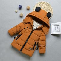 Žieminis vaikiškas parkas, ilgas variantas, striukės vaikams, šiltas berniukams, mergaitėms, vėjo striukė, storesnis, kūdikio viršutinė apranga, mažylių paltai, drabužiai 120 black