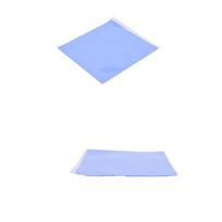Mėlynas GPU CPU aušintuvas, aušinantis, termiškai laidus silikoninis padelis 100mmx100mmx0.5mm white