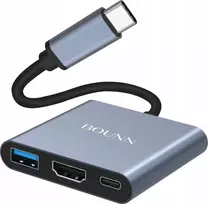 Šakotuvas „Bounn 3in1“ USB-C stotis / replikatorius (JL-CHC01)
