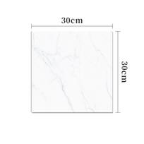 30 * 30 cm plytelių imitacija, lipni vandeniui atspari drėgmei sienų lipdukas vonios kambario virtuvės sienų apdaila 1PC white
