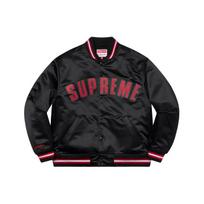Supreme Mitchell & Ness Satin Varsity Jacket SUP-SS21-643 L black