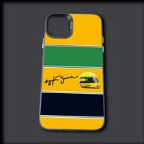 Racing Driver A-Ayrton S-Senna Phone Case For iPhone 16,15,14,13,12,11,Mini,Pro,MAX Gray Silver Drop Matte Shockproof Back Cover iPhone12PRO