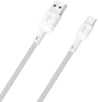 Dudao L9T duomenų perdavimo ir įkrovimo kabelis | USB-A į USB-C | 25 W | 1 m | baltas
