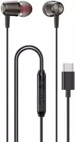 Dudao X1PROT ausinės su USB-C laidu, 1,2 m – juodos