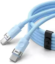 Orico CDX duomenų perdavimo ir įkrovimo kabelis | USB-C į USB-C | 60W | 1m | mėlynas