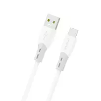 Dudao L25ST duomenų perdavimo ir įkrovimo kabelis | USB-A į USB-C | 100W | 1 m | baltas