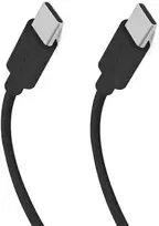 SBS Audinio duomenų perdavimo ir įkrovimo kabelis | USB-C į USB-C | 60 W | 1,5 m | juodas