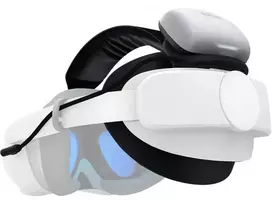 BoboVR P4U galvos laikiklis su baterija, skirtas PICO 4 Ultra ir Ultra Enterprise – balta ir juoda