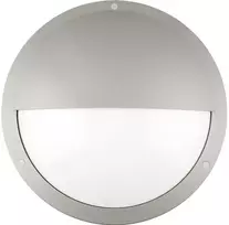 Solar Plus Moon Public EYE, 550 lm, 16 W 3000 K–4000 K, integruotas LED modulis jungiamas tiesiogiai prie 230 V, IP65, pilka