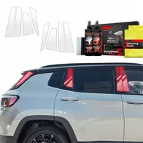 GrizzGlass Apsauginė plėvelė stulpams BodyShield, skirta Jeep Compass (2020-2024) [8w1] (GRZ15468)