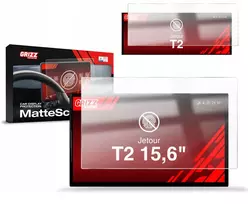 GrizzGlass matinė apsauginė plėvelė CarDisplay Protection, skirta Jetour T2 15,6'' (2025-2026) [2w1] (GRZ18207)