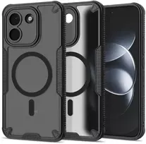 Dėklas Tech-Protect Rugged Shield MagSafe na Xiaomi Redmi Note 17 Pro Max 5G - juoda matowe