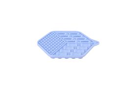 ZOLUX silikoninis katėms skirtas laižymo kilimėlis, mėlynas, 18,5 x 15,5 cm
