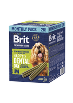 Brit Premium by Nature dantų priežiūros užkandžiai šunims, M, 28 vnt.