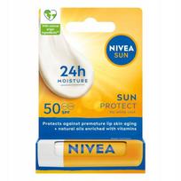 Apsauginis lūpų balzamas su SPF50 Nivea Sun Protect, SPF50, 5,5 ml
