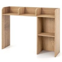 Rašomasis stalas su knygų lentyna, 94x25.4x73.7 cm, natūralios spalvos