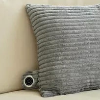 Aptel Elektrinis šildomasis padas pilkas Cushion 40X40