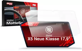 Navigacijos dėklas GrizzGlass Matinė plėvelė CarDisplay Protection skirtas BMW X5 Nowa Klasa 17,9'' (2026) (GRZ23325)