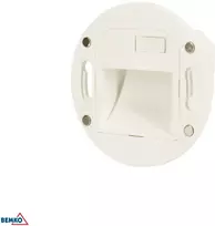 1,5W LED sieninis įmontuojamas šviestuvas laiptų apšvietimui SYNTO, baltas, 3000/4000/5700K, be dangtelio