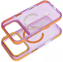iPhone 16 Pro Max dėklas Forcell F-Protect Vivid Premium, suderinamas su MagSafe, violetinė