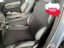 Automobilio sėdynės kilimėlis iš grikių lukštų, juodas