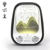 Belaidis miego ir poilsio garsiakalbis Reach Relaxing Rain juodas