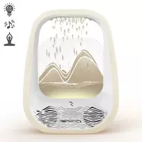 Belaidis miego ir poilsio garsiakalbis Reach Relaxing Rain kreminis
