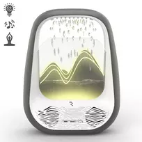 Belaidis miego ir poilsio garsiakalbis Reach Relaxing Rain pilkas
