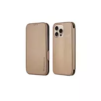 Dėklas HDD Classic Wallet Case Samsung G991 S21 5G auksinis