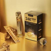 KÖRMESIC 24K Gold naktinė veido kaukė su peptidais, 20 × 4 g