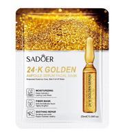 SADOER 24K Gold veido kaukė su hialurono rūgštimi, 25 ml