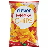 Bulvių traškučiai paprikos skonio CLEVER, 250 g