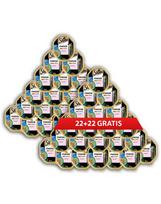 SHEBA Finesse dėžutės 44 x 85 g, visavertis šlapias pašaras suaugusioms katėms su lašiša (muse), 22+22 GRATIS.