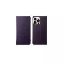 Dėklas HDD Magnetic Wallet Case Apple iPhone 13/14 violetinis