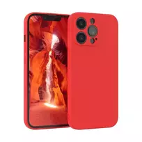 Dėklas Liquid Silicone 1.5mm Xiaomi Redmi Note 14 Pro 5G/Poco X7 raudonas