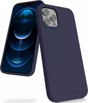 Dėklas Mercury Silicone Case Samsung S936 S25 Plus tamsiai mėlynas