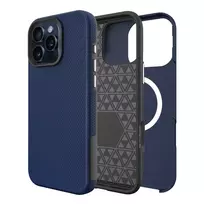 Dėklas Perfectionists Triangle Mag Case Apple iPhone 14 Pro Max tamsiai mėlynas