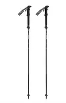 Gabel Hybrid Carbon Sulankstomos lazdos trekingui, bėgimui taku, 105-125 cm, Juodos
