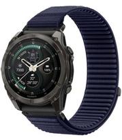 Mėlyna apyrankė Garmin Fenix 5 / 6 / 6 Pro / 7 / 8 / 8 Pro / 9 / 9 Pro (47 mm) "Tech-Protect NylonLoop"