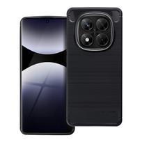 CARBON dėklas telefonui XIAOMI Redmi Note 14 Pro 5G / 14 Pro Plus 5G juodas