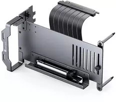 „Jonsbo A50“ vertikalus vaizdo plokštės laikiklis, PCIe 5.0 kabelis, 175 mm – pilkos spalvos