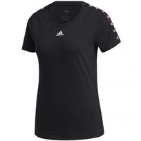 Sportiniai marškinėliai moterims, Adidas WE TPE T GE1128 juoda, XS