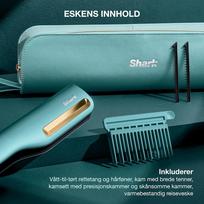 2-in-1 Hair Straightener HT401EUBL SHARK Blue | HT401EUBL | 622356385992