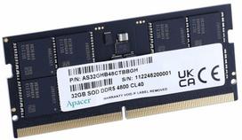 Apacer 32GB DDR5-4800 CL40 Memory | FS.32G2A.PTH | 4712389908643