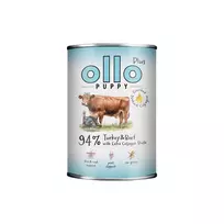OLLO Plus Puppy Kolagen Kalakutiena ir jautiena - drėgnas pašaras šunims - 400g
