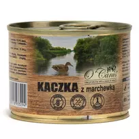 O’CANIS Duck with carrot Mono - drėgnas ėdalas šunims - 200g
