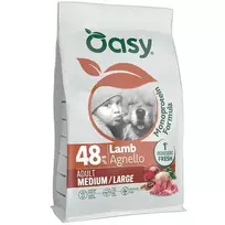 OASY One Animal Protein Adult Medium/Large Lamb - sausas maistas šunims - 10kg
