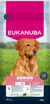 Eukanuba Life Care Senior L sausas maistas senyviems didelių veislių šunims su ėriena ir ryžiais, 12 kg